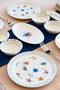 Hermia Dalya 16 Set de Desayuno de Porcelana de 16 Piezas